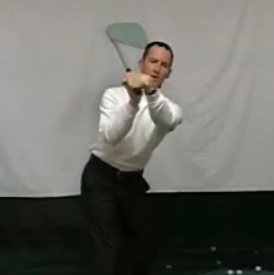 Golf Backswing - Bowed left wrist at the top